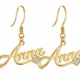 Custom Name Earrings