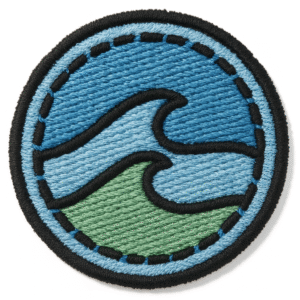 Ocean patches custom emroidered patches