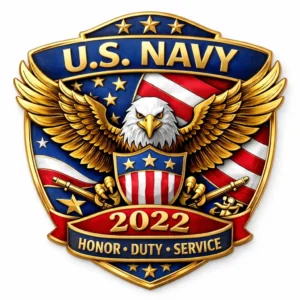 Custom Lapel pin for U.S Navy
