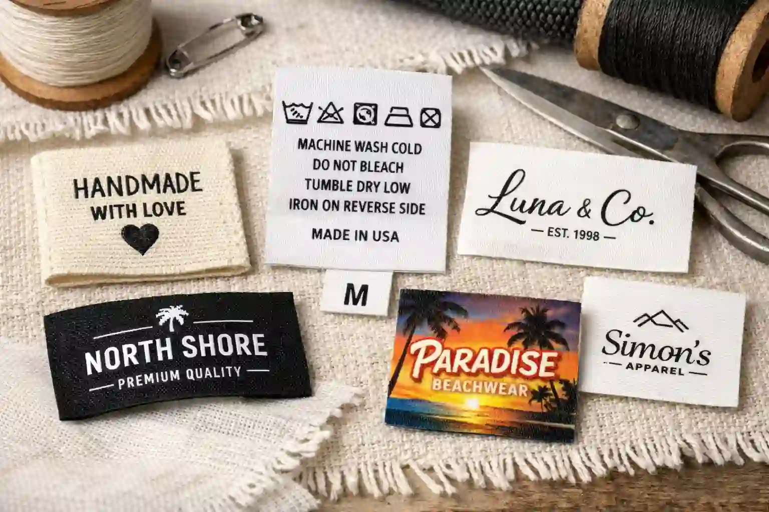 Custom woven labels